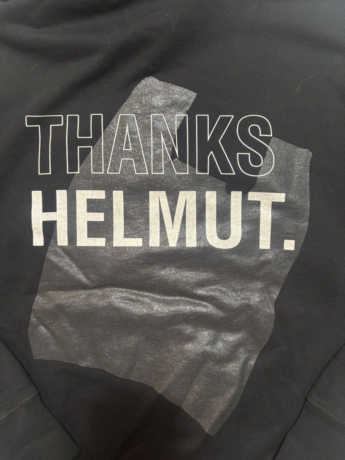 Helmut Lang Helmut Lang Thanks Helmut hoodie Size US M / EU 48-50 / 2 - 5 Thumbnail