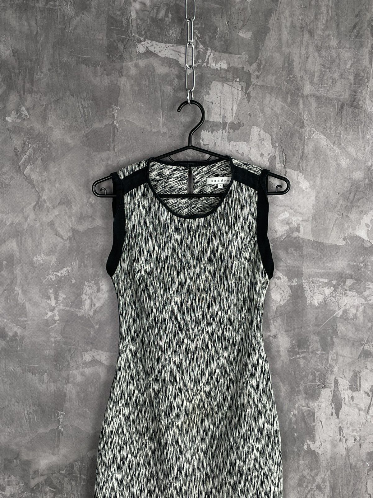 Sandro × Vintage Vintage Sandro 00s Luxury Aestetic Unique Zip Dress Size S / US 4 / IT 40 - 3 Thumbnail
