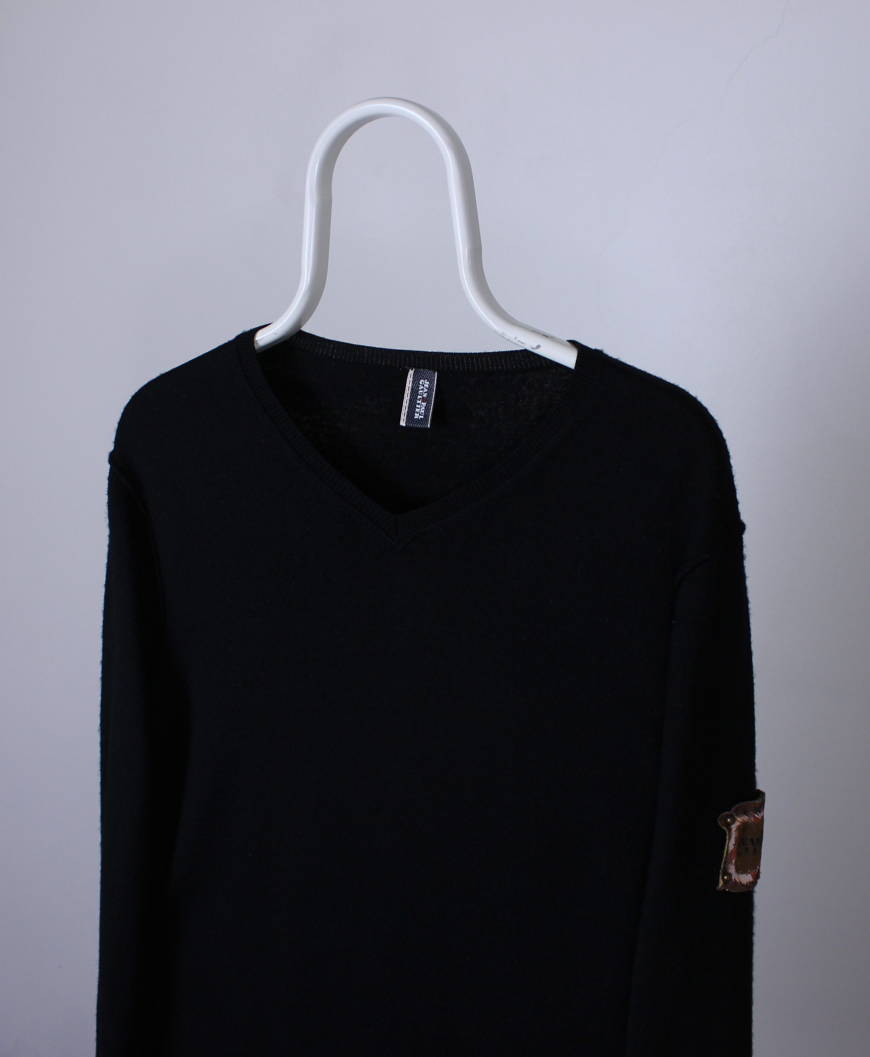 Jean Paul Gaultier Jean Paul Gaultier sweater wool black S M Size US M / EU 48-50 / 2 - 1 Thumbnail