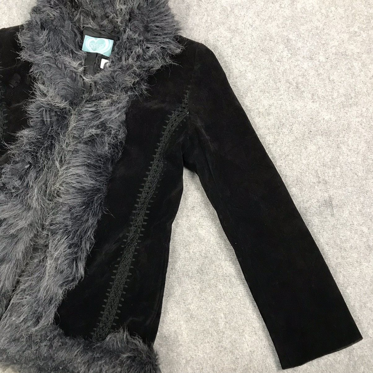 Japanese Brand CONA BLUE FUR JAPAN STYLE FADED JACKET Size US M / EU 48-50 / 2 - 6 Thumbnail