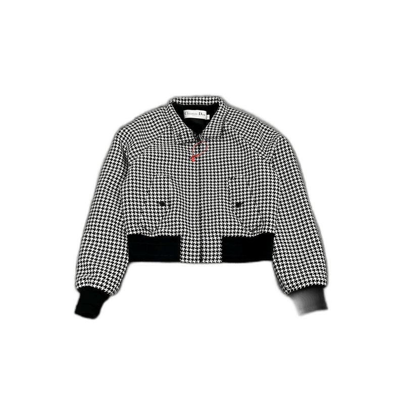 Dior Dior Black and White Houndstooth Jacket-2506 Size M / US 6-8 / IT 42-44 - 1 Thumbnail