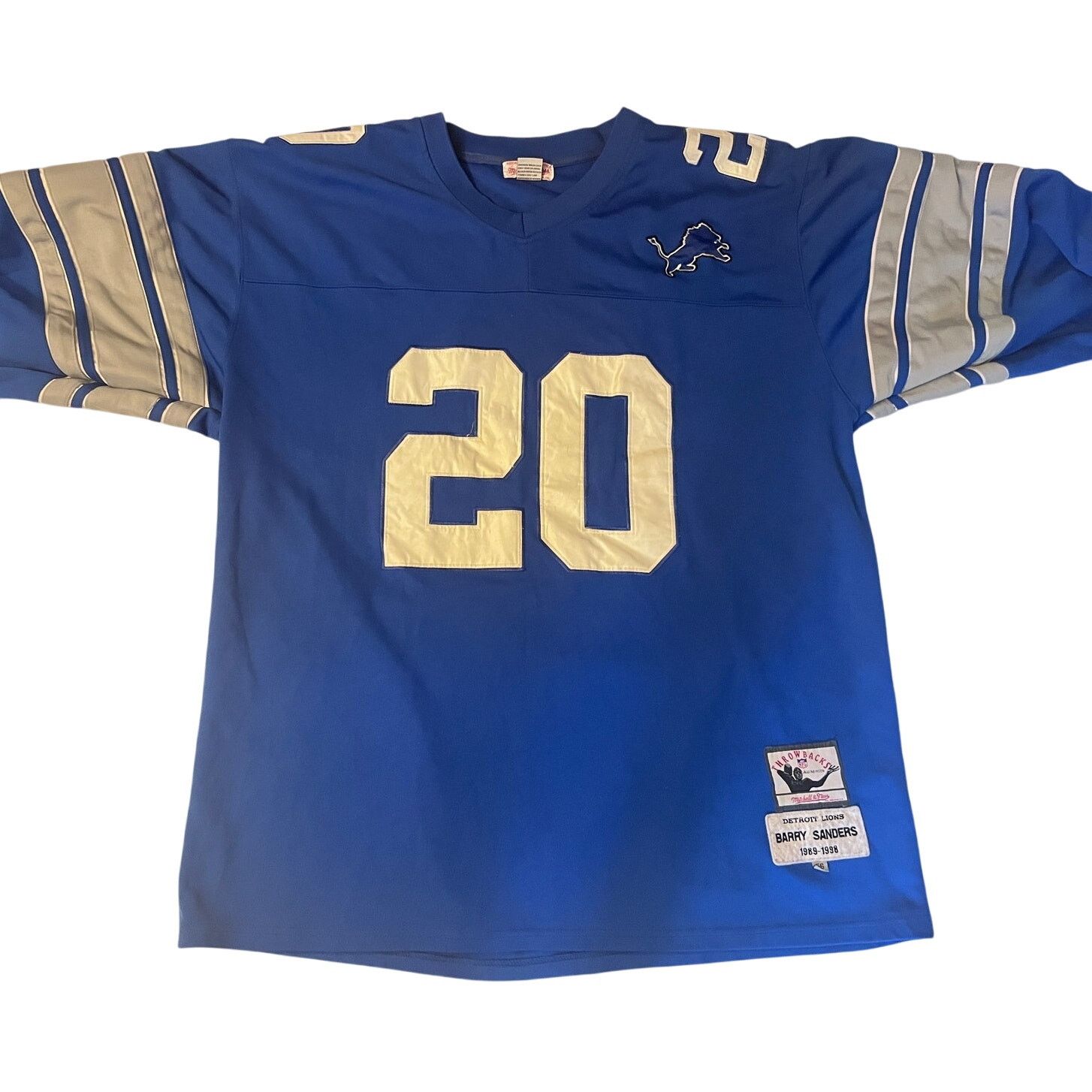 Mitchell & Ness Detroit Lions Barry Sanders #20 Mitchell & Ness Throwback Size US XL / EU 56 / 4 - 1 Thumbnail