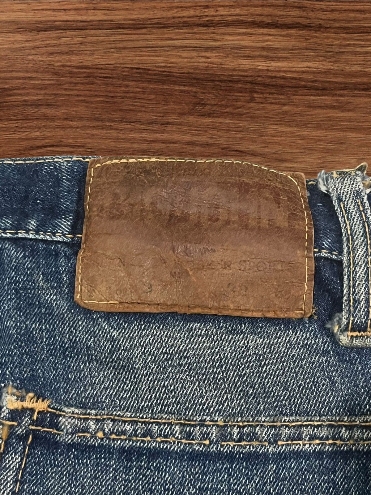 Hysteric Glamour Japanese Brand John Bull Bell Bottom Button Fly Flare Jeans Size US 30 / EU 46 - 9 Thumbnail