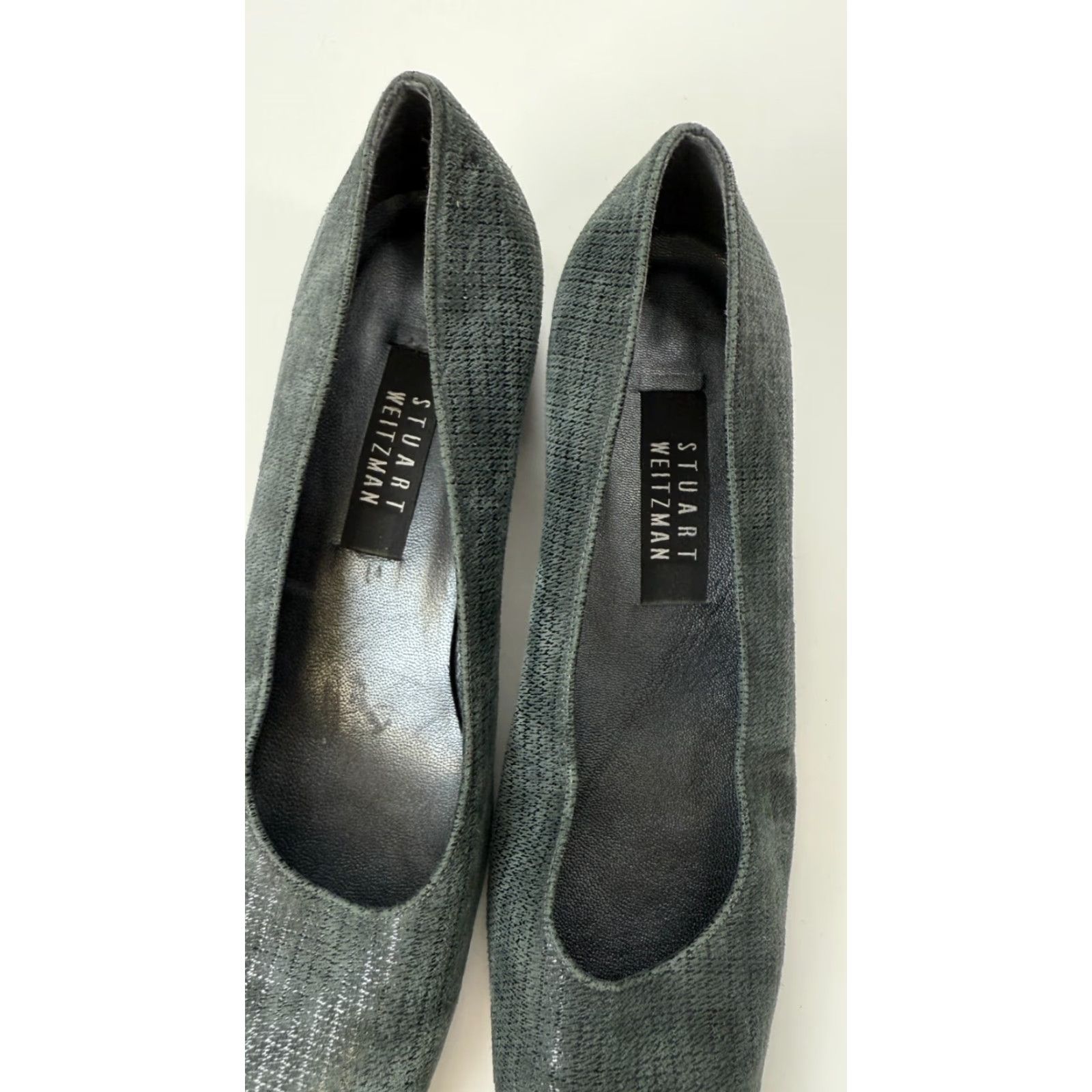 Stuart Weitzman Stuart Weitzman Taupe Pumps Womens 10 Brown Leather Slip On Block Heel Square Toe Comfort Breathable Casual Shoes Womens 10 Shoes Size US 10 / IT 40 - 5 Thumbnail