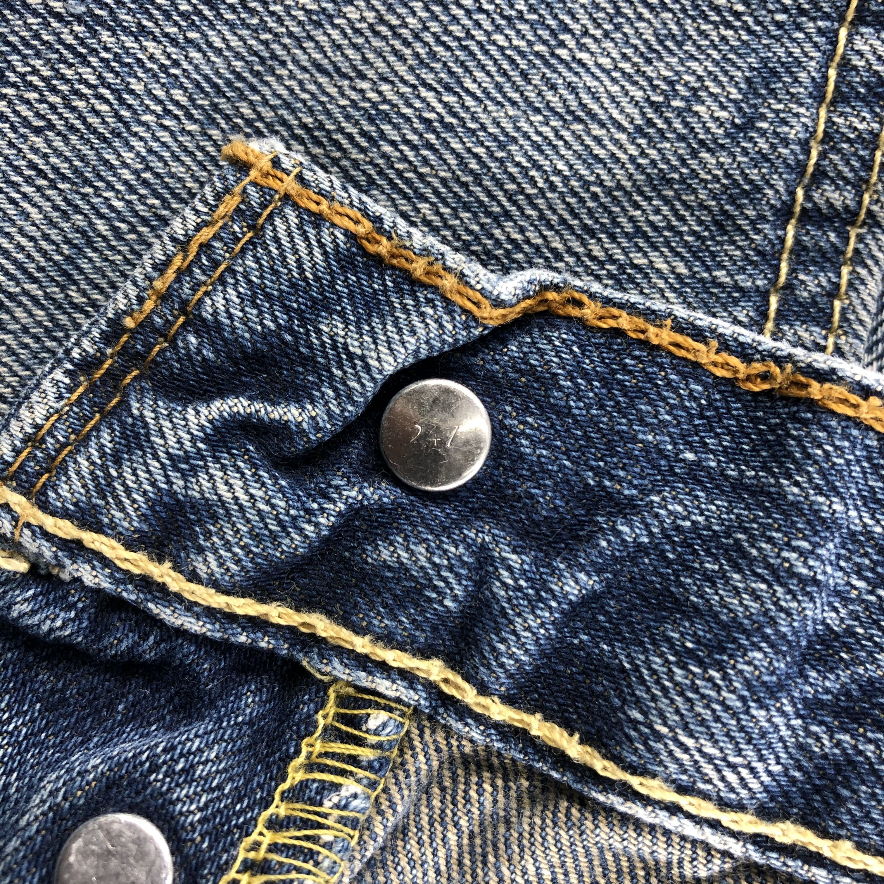 Levi's × Vintage Vintage Whiskers Levis 501 Jeans-JM944 Size US 33 - 9 Thumbnail