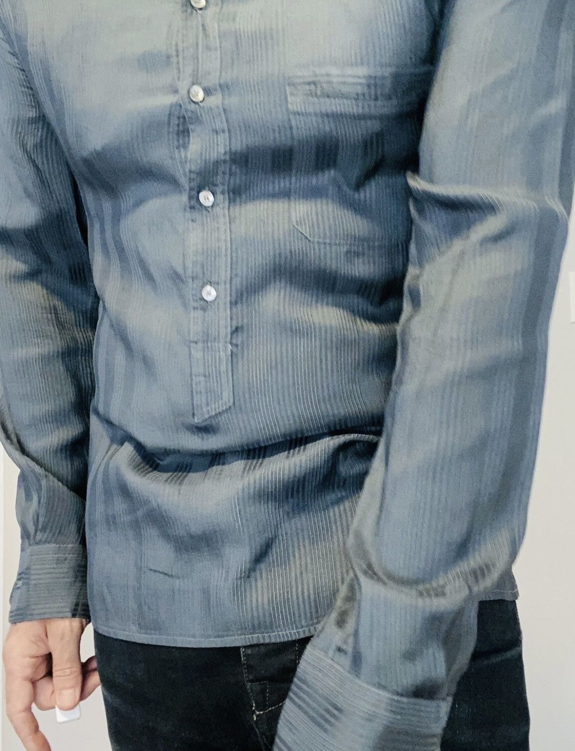 Balenciaga Balenciaga Men Silk Shirt Size US M / EU 48-50 / 2 - 6 Thumbnail