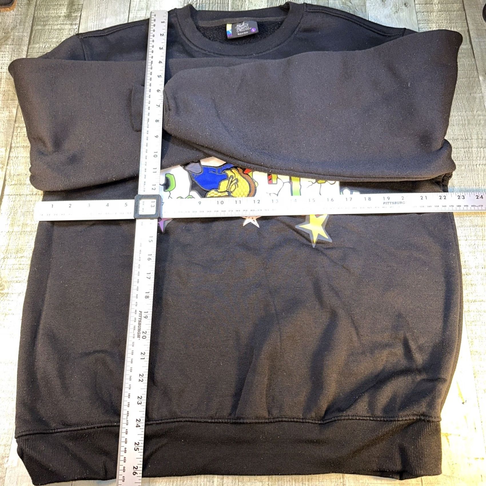 Vintage Bleecker & Mercer Boss Bear Graphic Sweatshirt Black Men’s Large Streetwear Size US L / EU 52-54 / 3 - 3 Thumbnail