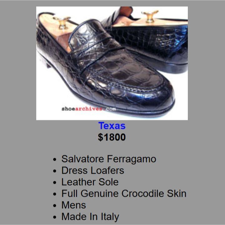 Salvatore Ferragamo Salvatore Ferragamo Exotic Black Crocodile Dress Shoe Men 11 Size US 11 / EU 44 - 5 Thumbnail