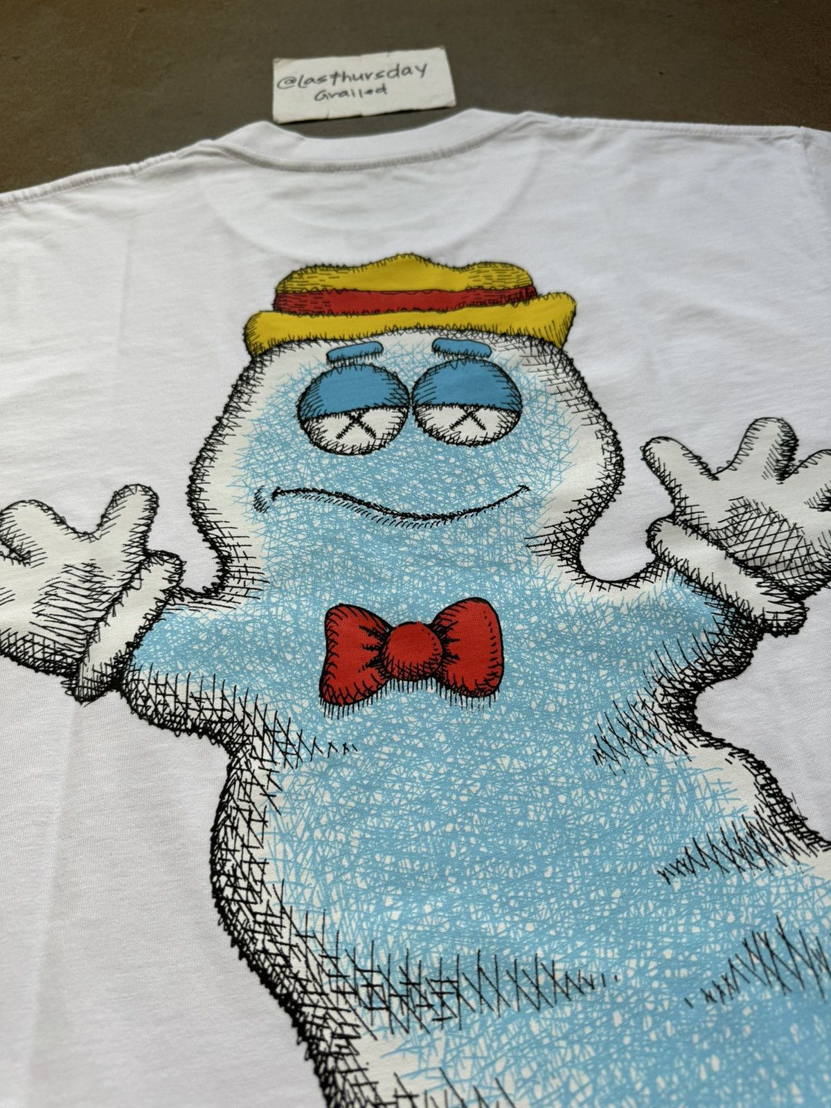 【サマーセール】KAWS x Monsters Boo Berry Tee KAWS x Monsters Boo Berry Tee White Large