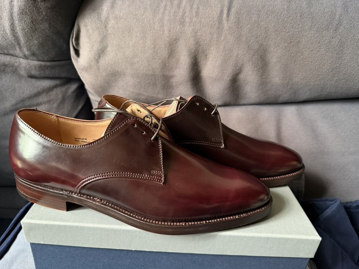 Brooks Brothers Brooks Brothers Peal & Co. Horween Cordovan Bluchers Shoes Size US 10 / EU 43 - 4 Thumbnail