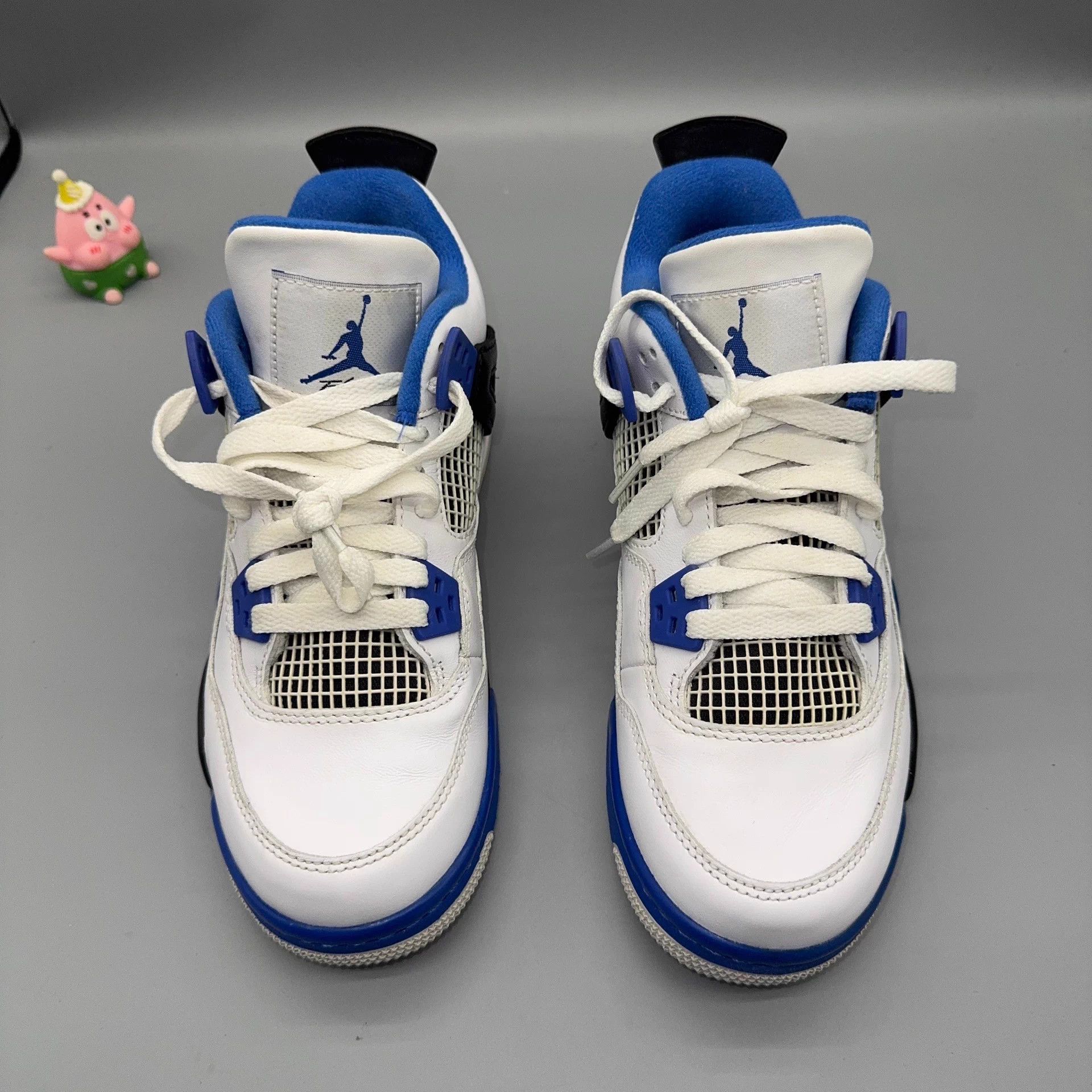 Other Jordan AJ4 Blue White Women's 37.5 Size US 6.5 / IT 36.5 - 2 Thumbnail