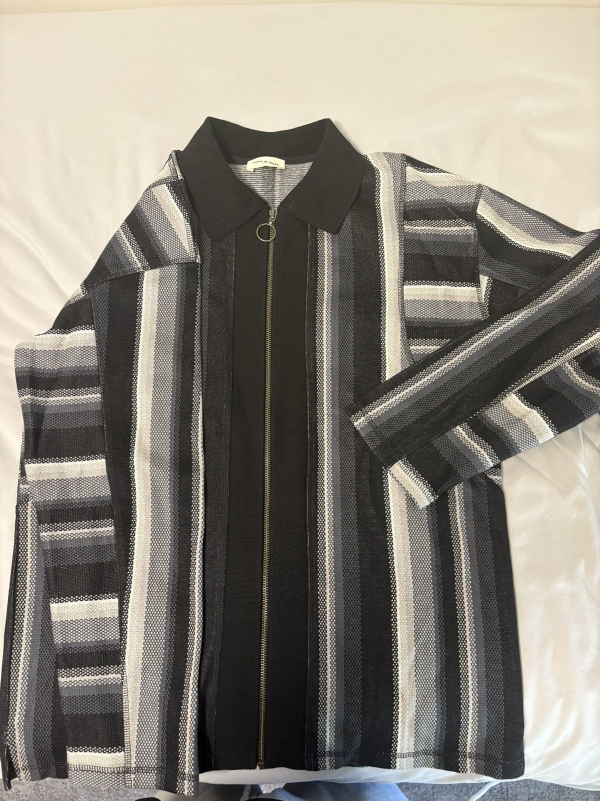 Nicholas Daley L/S STRIPED POLO Size US S / EU 44-46 / 1 - 1 Thumbnail