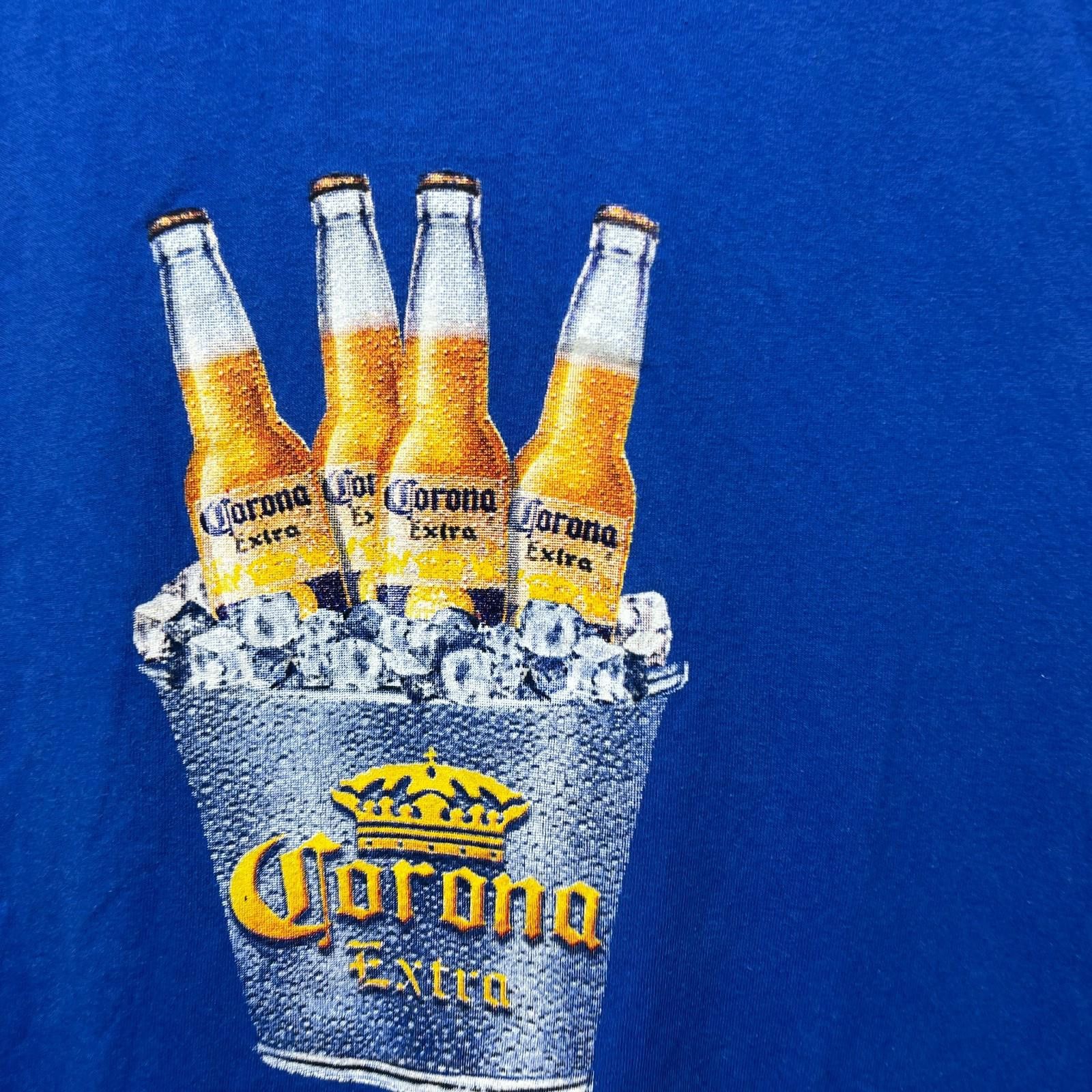 Designer Vintage Corona Beer Mexico Sleeveless Shirt Large Size US L / EU 52-54 / 3 - 3 Thumbnail