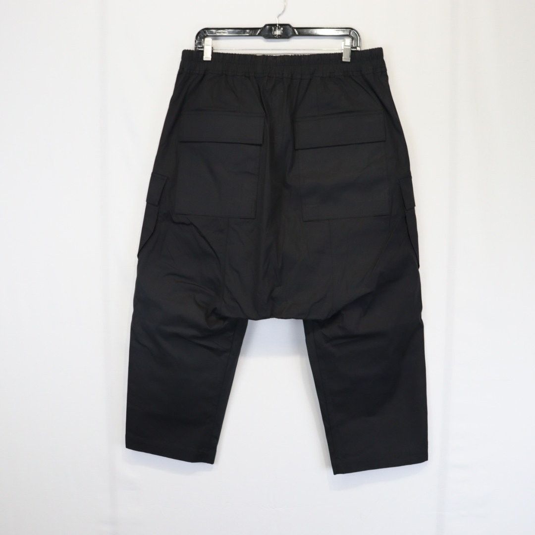 Rick Owens o1rshd1 Cargo Cropped in Black Size US 36 / EU 52 - 9 Thumbnail