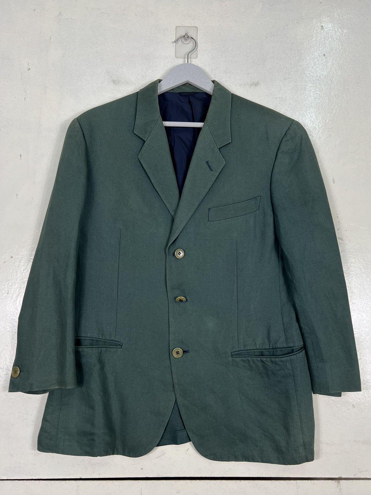Romeo Gigli 🔥 ROMEO GIGLI MOLESKIN BLAZER JACKET Size US M / EU 48-50 / 2 - 1 Thumbnail