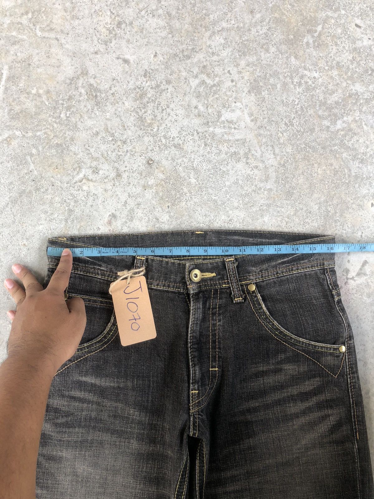 If Six Was Nine Y2k Wrangler Flared Jeans Distressed Jeans Size US 32 / EU 48 - 22 Thumbnail