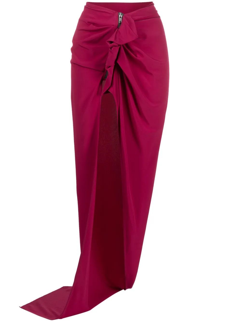 Rick Owens o1y0126 Maxi Skirt in Garnet Size 27" / US 4 / IT 40 - 1 Thumbnail