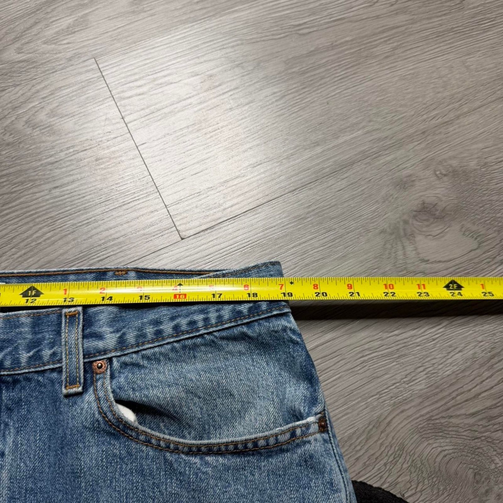 Levi's × Vintage Vintage Y2K Levi’s Strauss 550 Relaxed Fit Stonewashed Jeans Size US 38 / EU 54 - 4 Thumbnail