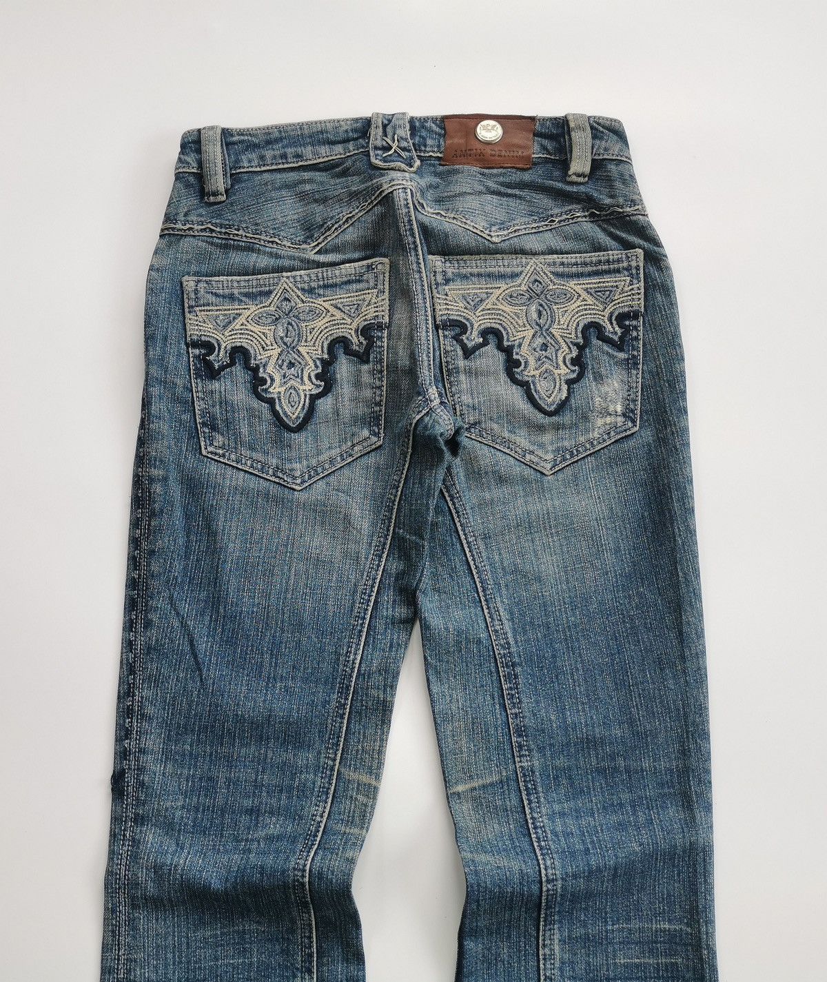 Antik Denim Bootcut Antik Denim Distressed Jeans ERD Grunge Size 27" / US 4 / IT 40 - 2 Thumbnail