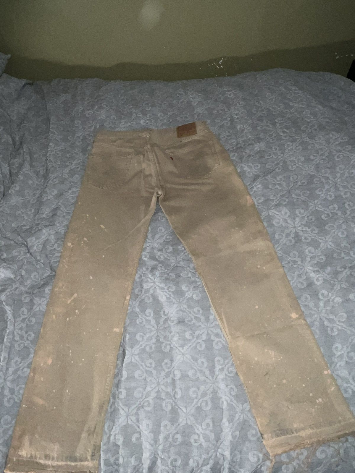 Levi's No Maintenance Vintage 1990s Bleach Splattered Levis Size US 36 / EU 52 - 2 Thumbnail