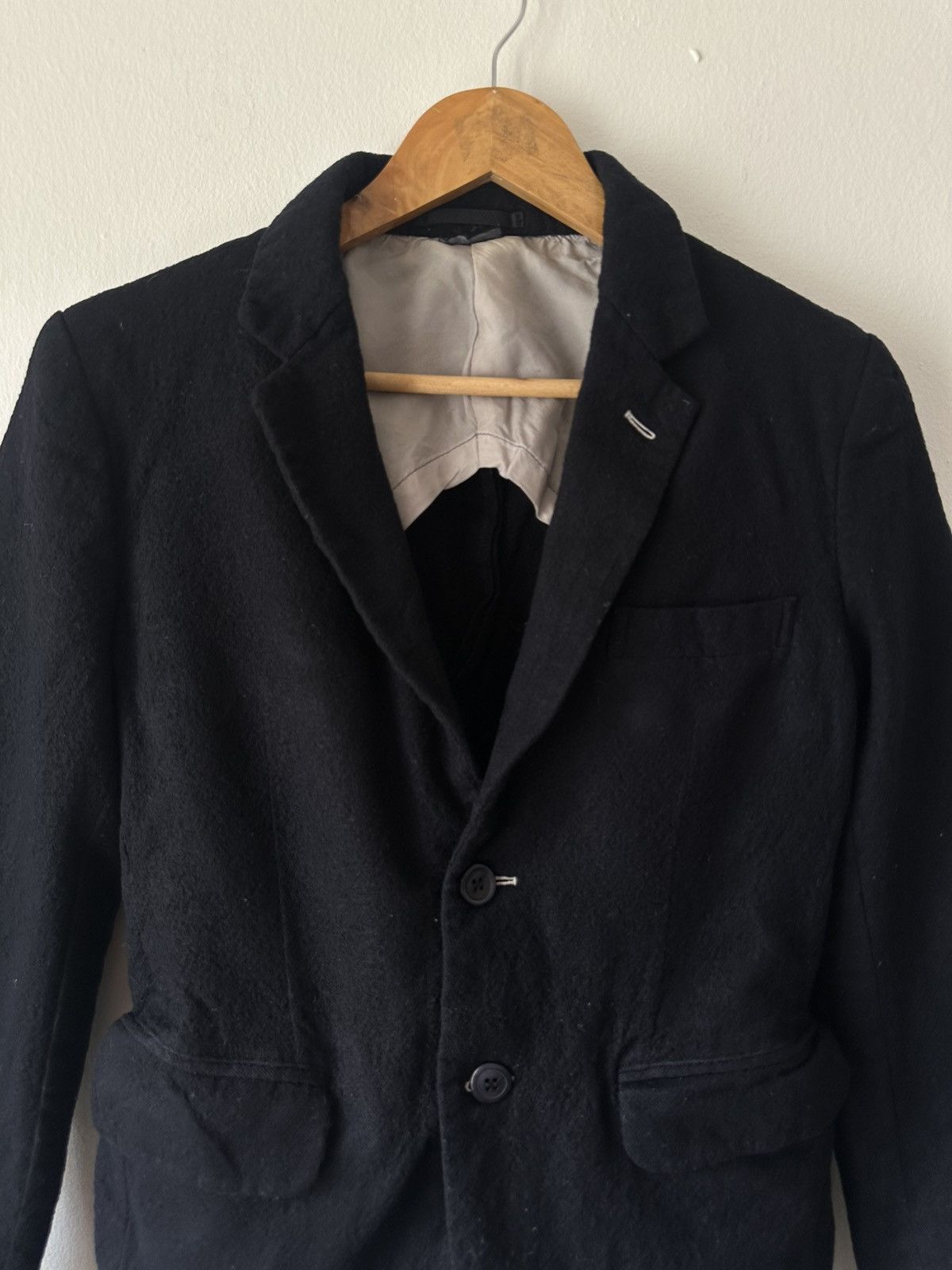 Comme des Garcons Homme Deux Comme Des Garcon Homme Duex Wool Blazer Size US S / EU 44-46 / 1 - 2 Thumbnail