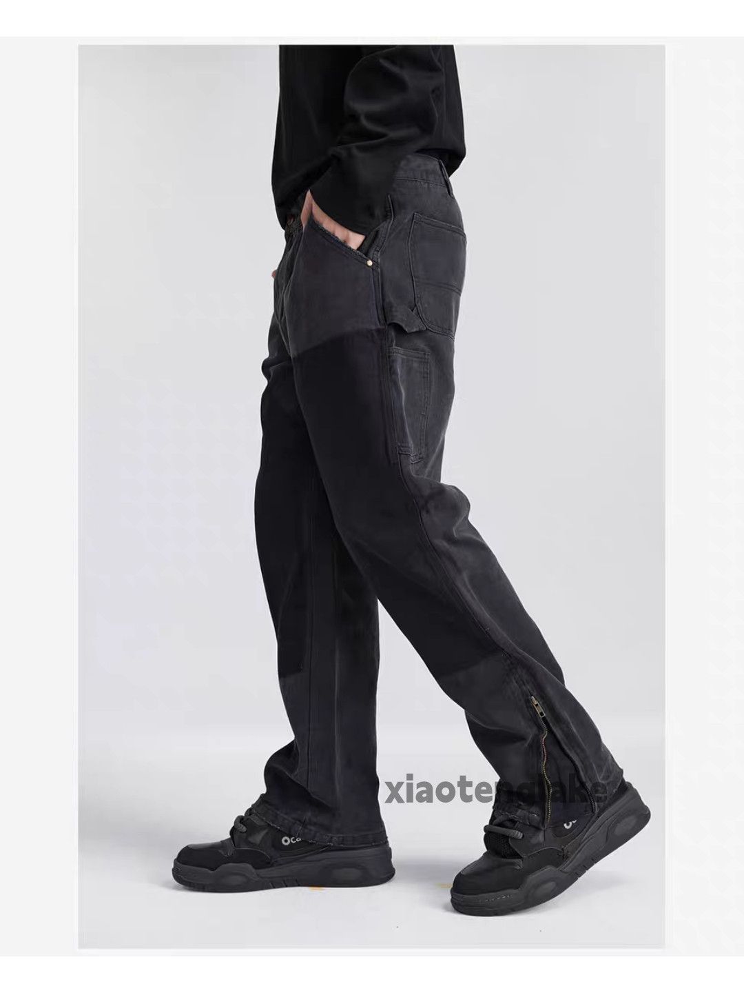 Designer × Jean × Vintage Utility military outdoor tactical cargo carpenter pants Size US 34 / EU 50 - 1 Thumbnail