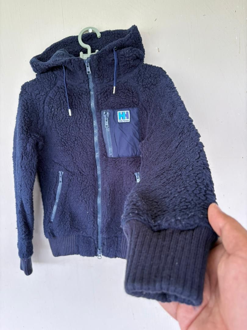 Helly Hansen Vtg Helly hansen Sherpa Fleece Jacket With Hoodies Design Size US S / EU 44-46 / 1 - 3 Thumbnail