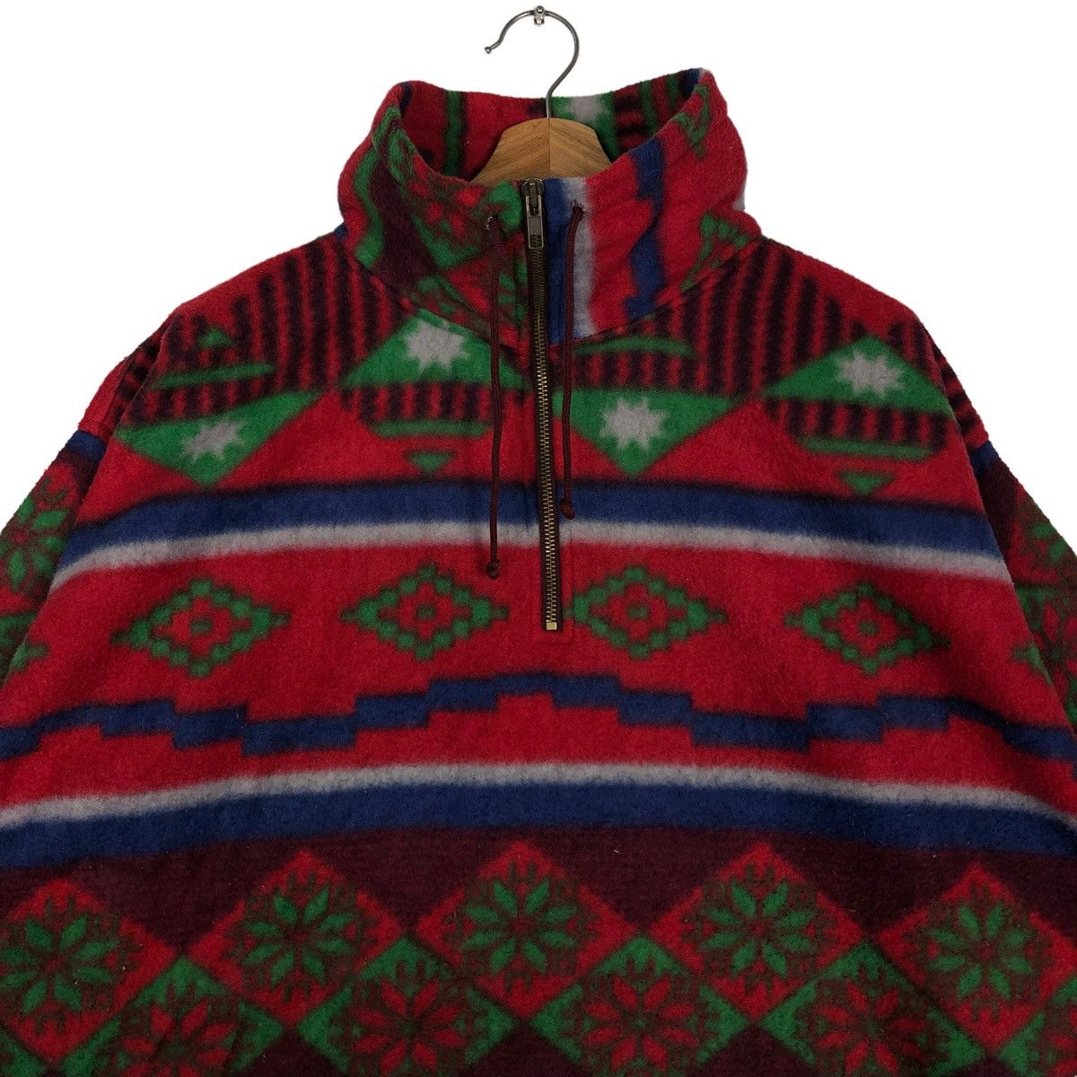 Japanese Brand 🔥VTG NAVAJO NATIVE FLEECE JACKET NEW FAST JAPAN MADE Size US XL / EU 56 / 4 - 6 Thumbnail