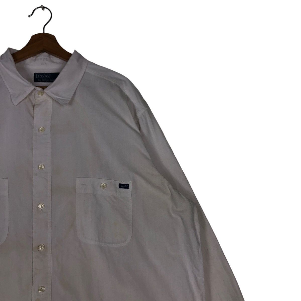 Polo Ralph Lauren 🔥Vintage Polo Ralph Lauren Shirt Jacket Rich White Star Size US XL / EU 56 / 4 - 6 Thumbnail