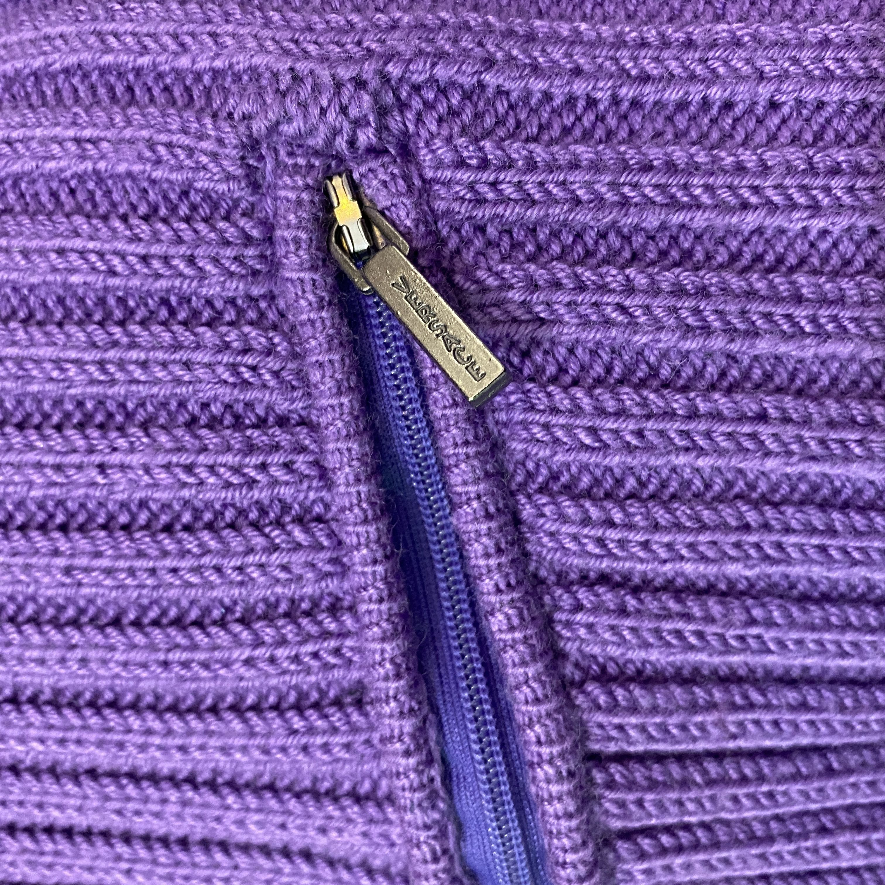 Versace × Vintage Versace sport early 00's purple sweater - M Size M / US 6-8 / IT 42-44 - 6 Thumbnail