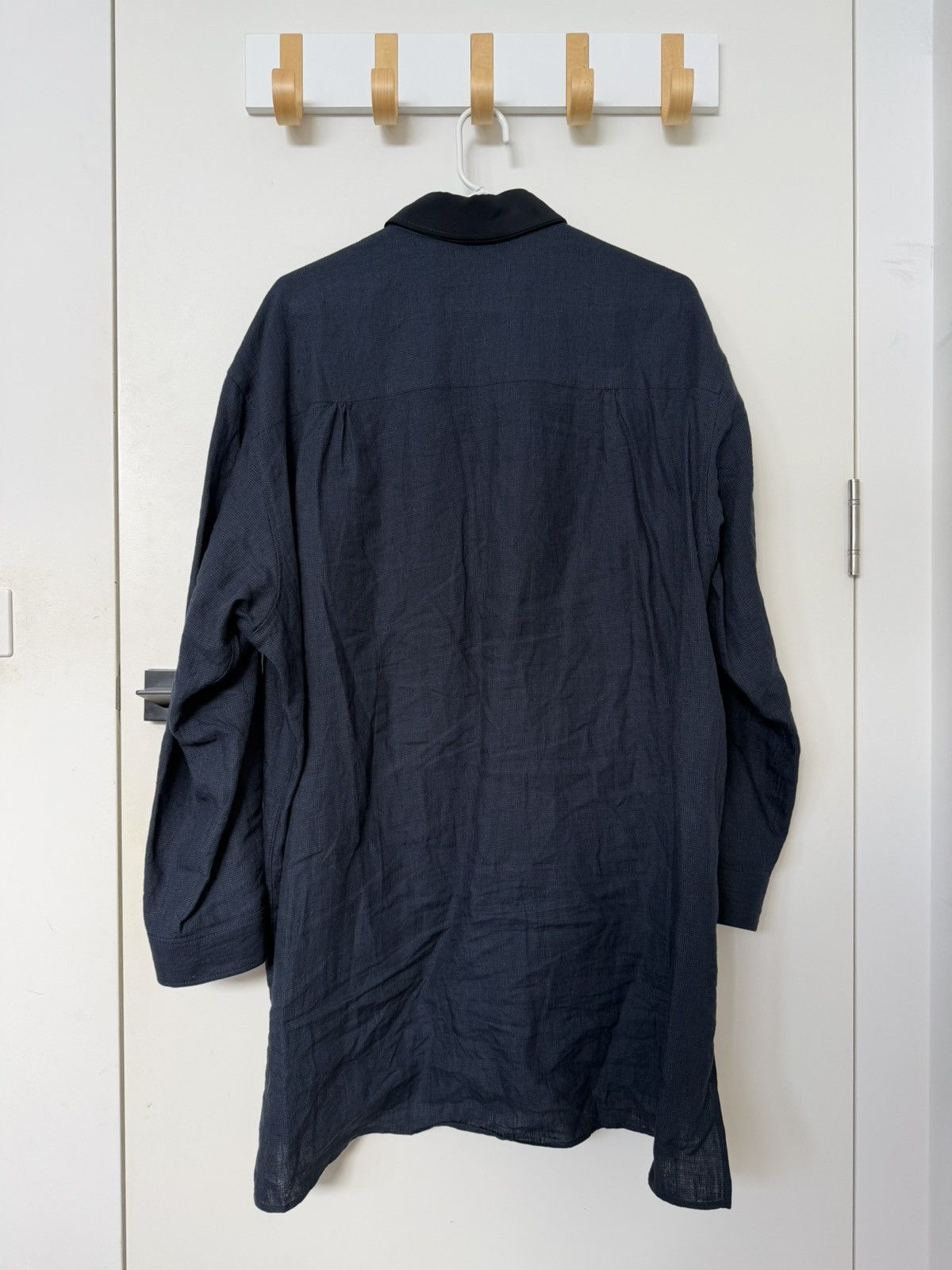 Yohji Yamamoto 23SS Painted Linen Long Sleeve Shirt Size US L / EU 52-54 / 3 - 2 Thumbnail