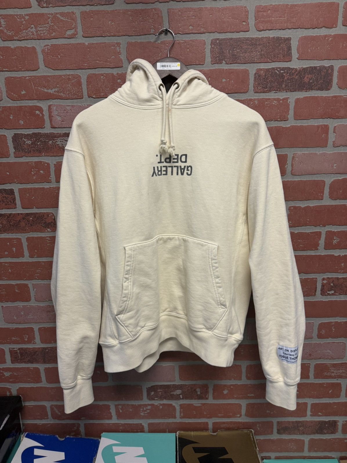 Gallery Dept. Gallery DEPT Cream Hoodie Size Small Few Marks Size US S / EU 44-46 / 1 - 1 Thumbnail