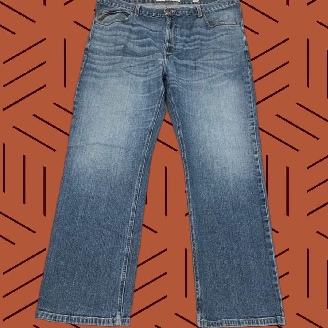 Ariat Ariat Legacy M4 Mens 42 x 30 Relaxed Boot Cut Denim Jeans Blue (Cowboy Western) Mens Jeans Size US 9 / EU 42 - 1 Thumbnail