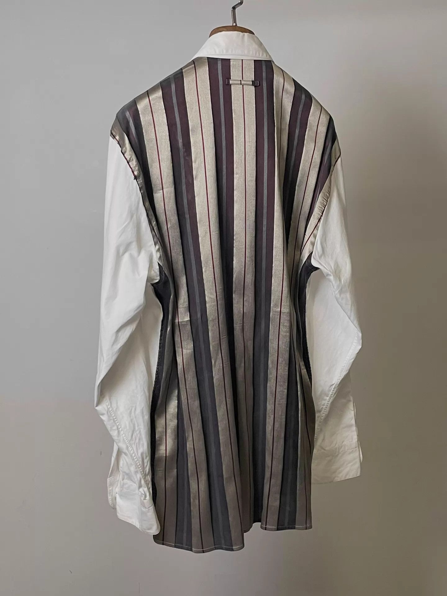 Jean Paul Gaultier Jean Paul Gaultier Homme Paneled Shirt Shell Buttons Sz48 Size US M / EU 48-50 / 2 - 4 Thumbnail