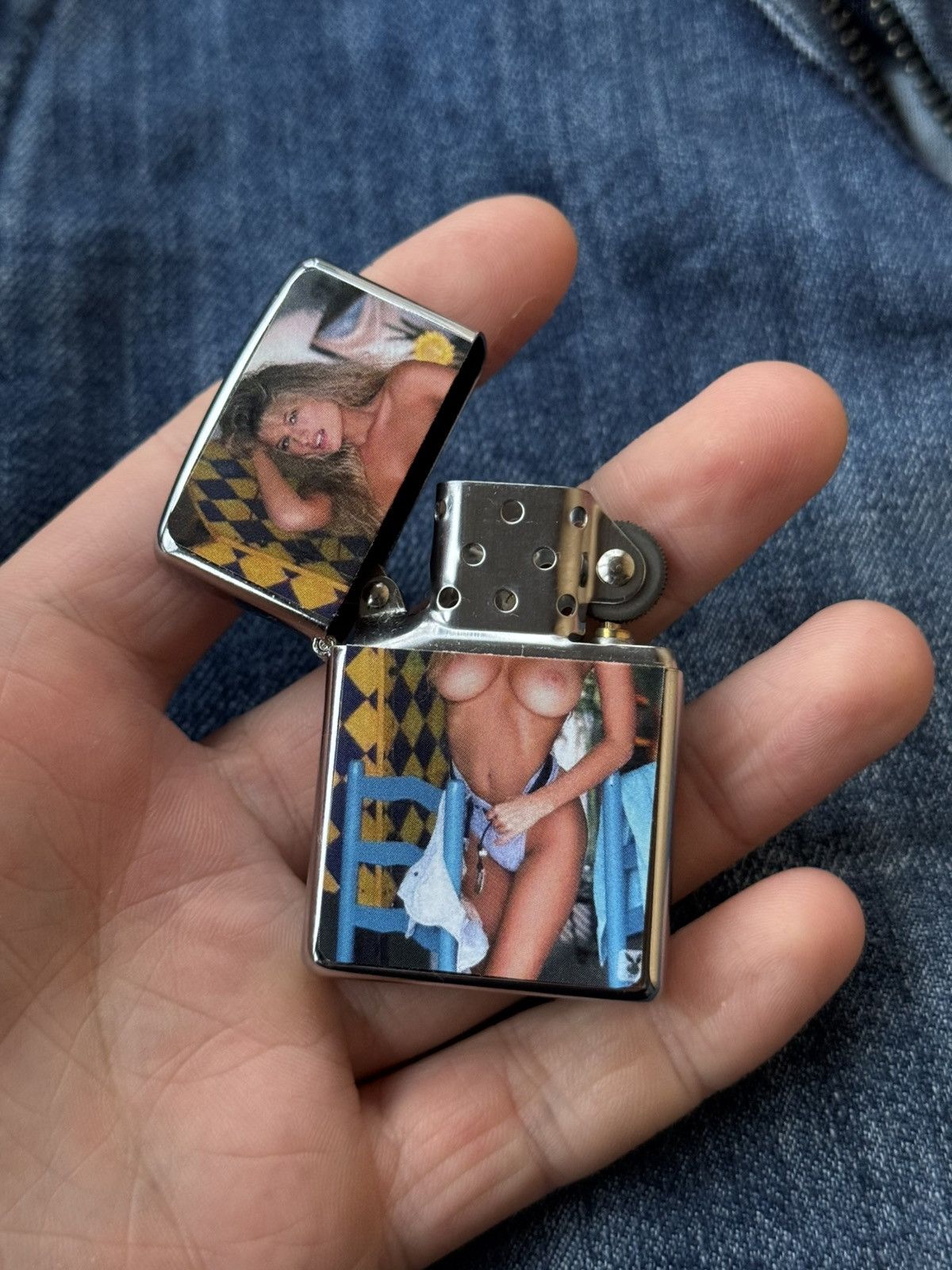 Vintage Vintage 00s Sexy nude Girl Hippie Beach style lighter Size ONE SIZE - 6 Thumbnail