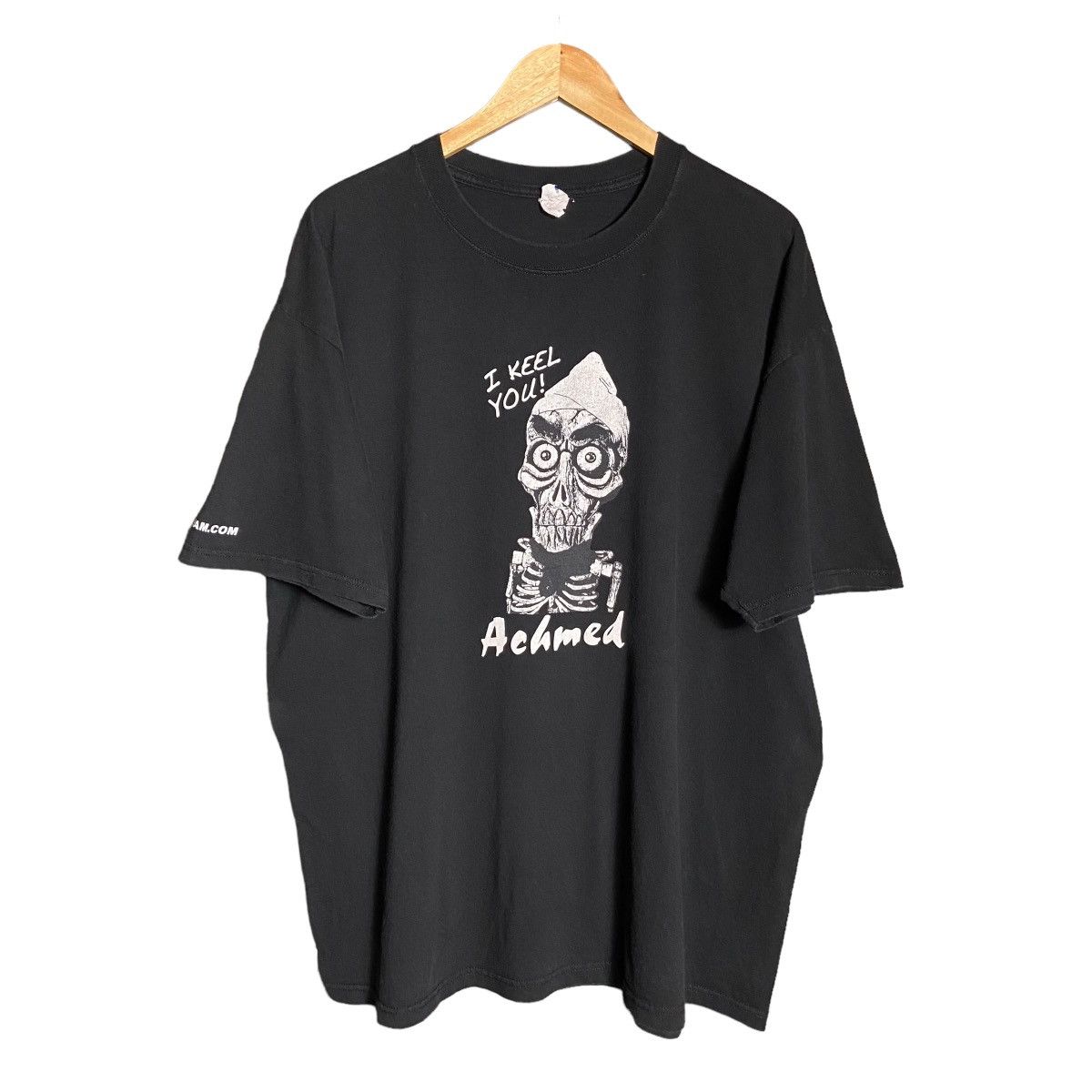 Vintage Vintage Jeff Dunham Skeleton Graphic Tee Size US XXL / EU 58 / 5 - 2 Thumbnail