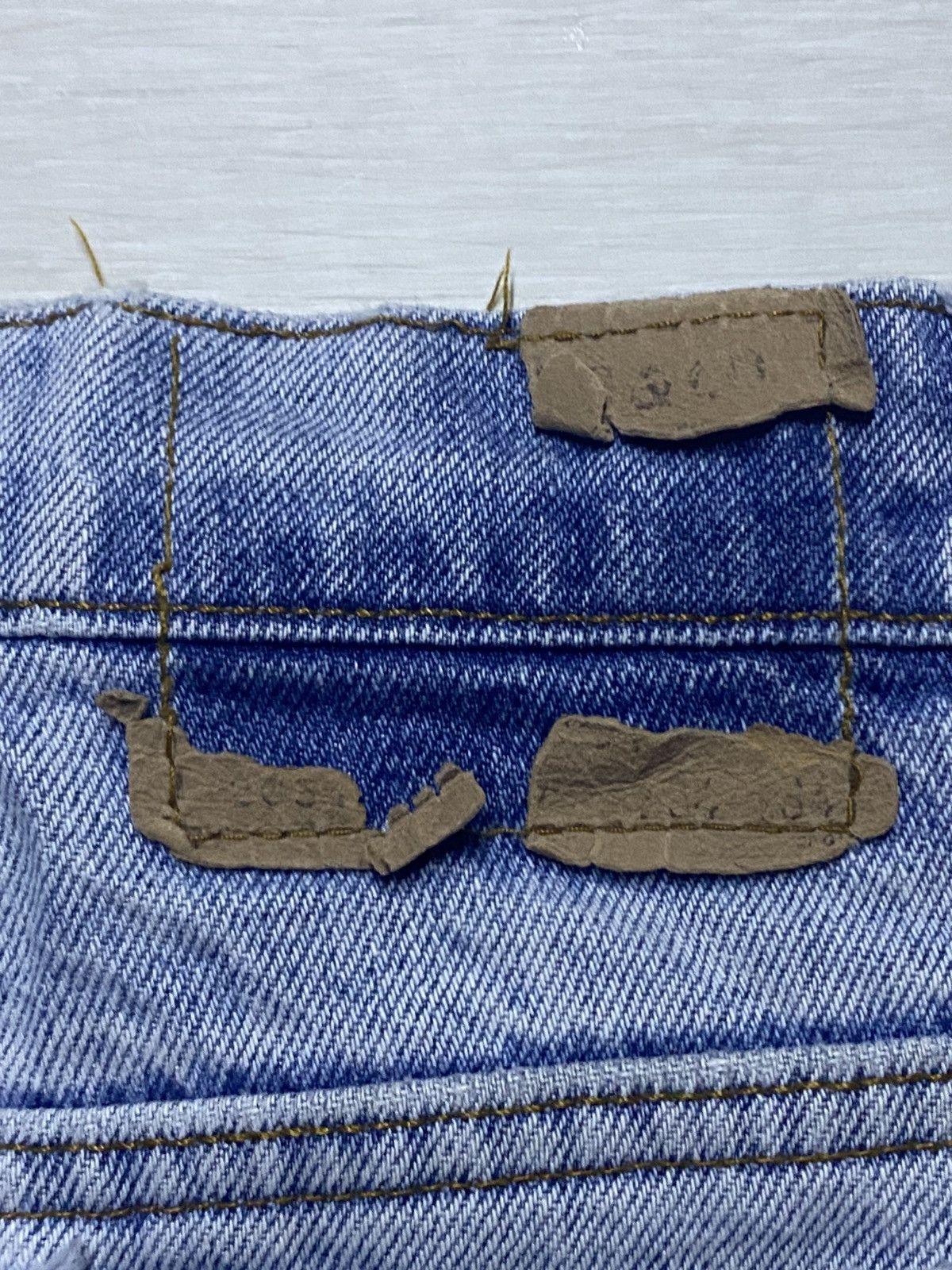 Levi's Vintage Levis 517 Orange Tab Flare Bootcut Distressed Jeans Size US 32 / EU 48 - 9 Thumbnail