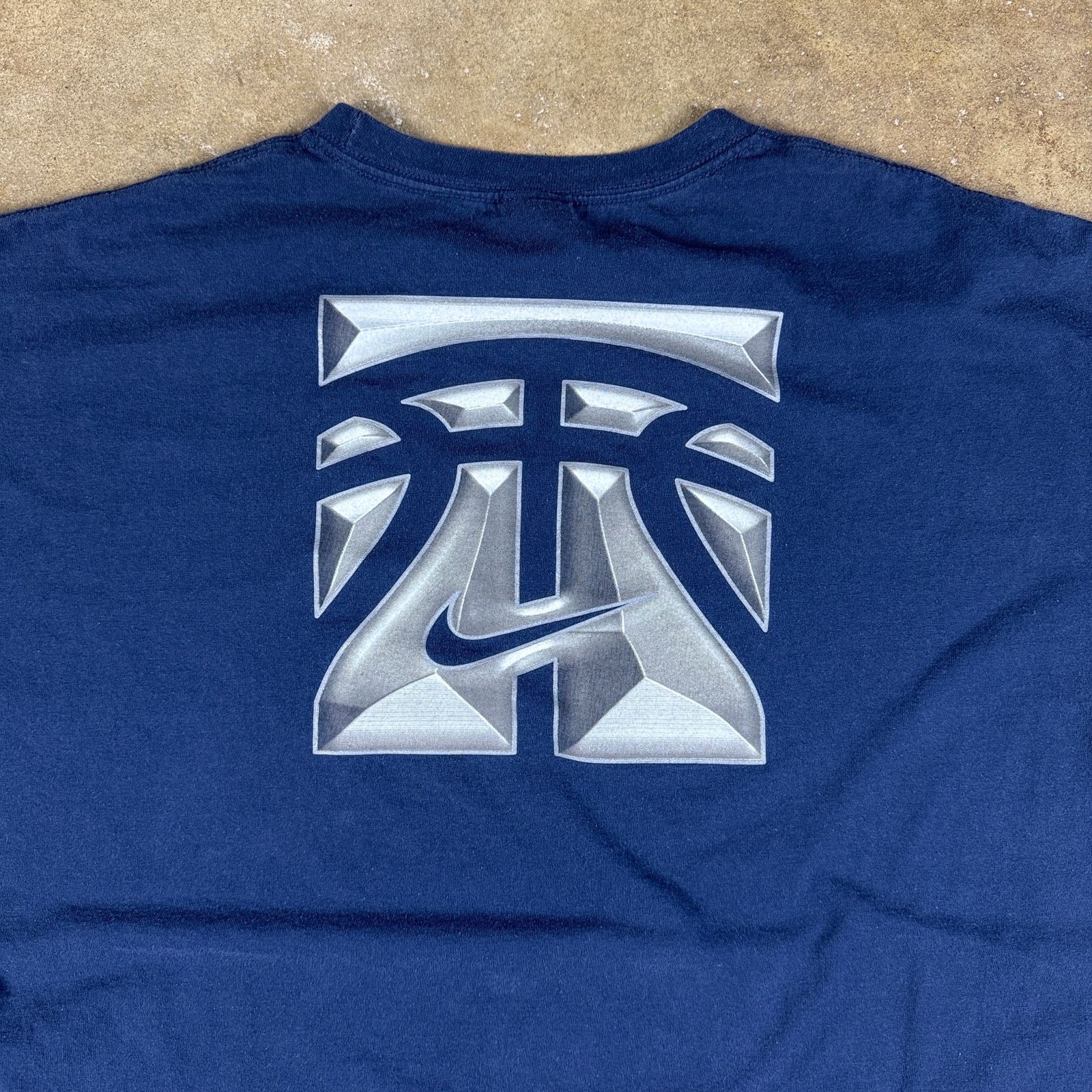 Nike Nike Hoops T-Shirt Men’s 2XL Navy Blue 03 Basketball Vintage Size US XXL / EU 58 / 5 - 7 Thumbnail