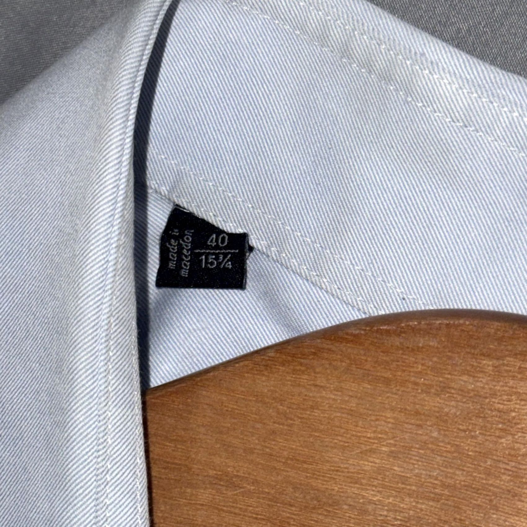 Suitsupply Suitsupply Dress Shirt Mens 40 Blue Egyptian Cotton Long Sleeve Dress Shirt Mens 40 Blue Egyptian Cotton Long Sleeve Ladies? Size 40R - 4 Thumbnail