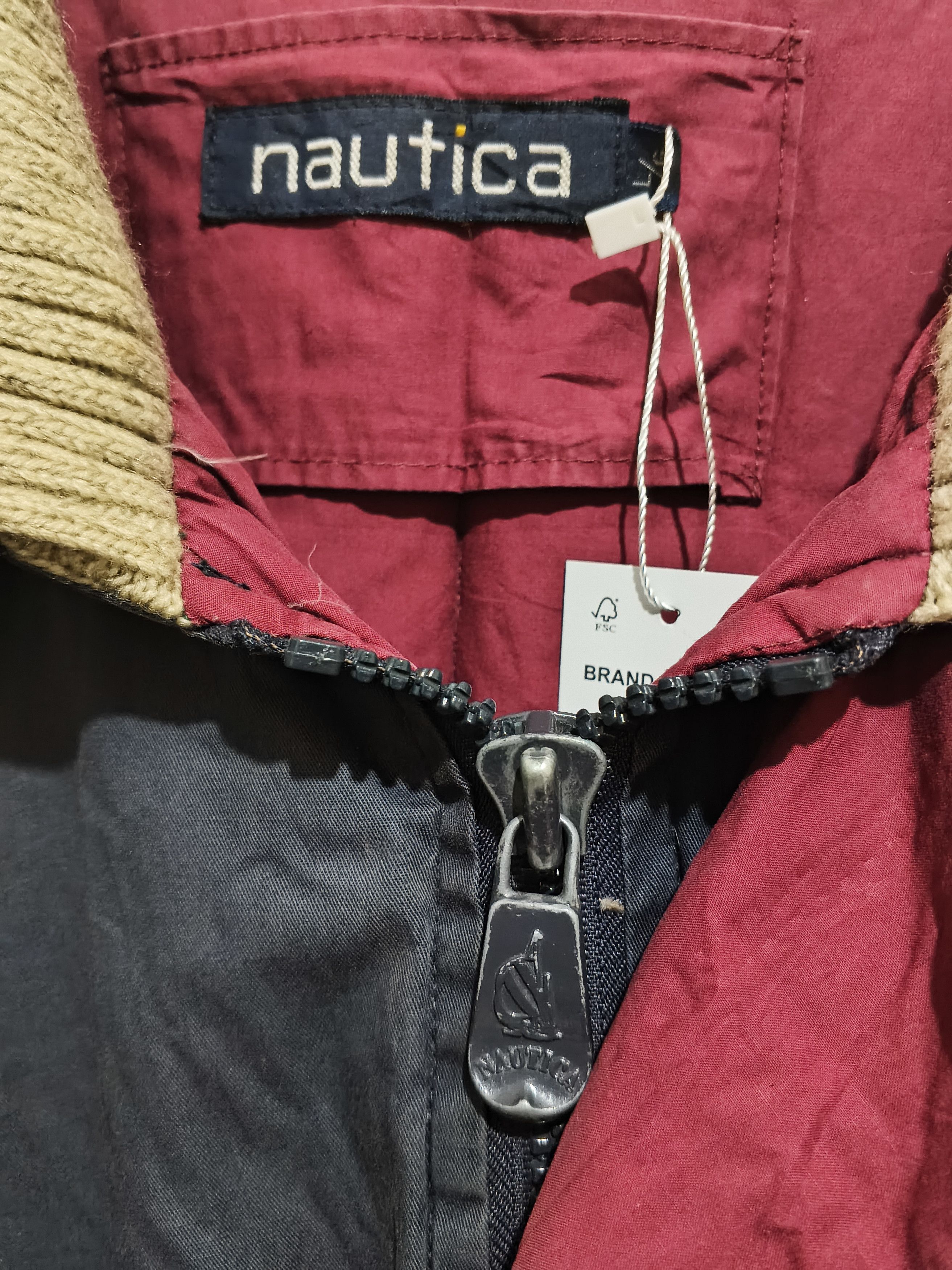 Nautica VINTAGE NAUTICA BOMBERS DOWN JACKET Size US L / EU 52-54 / 3 - 6 Thumbnail
