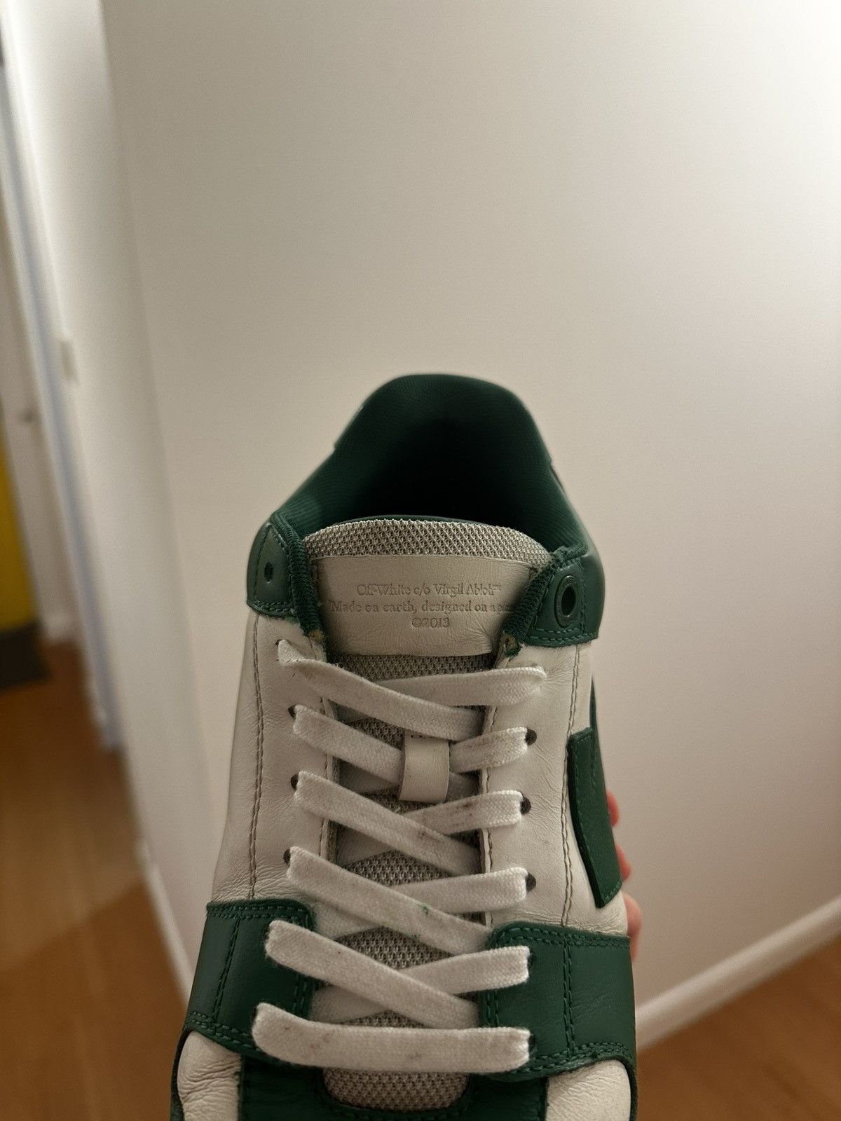 Off-White Off-White Out of Office Leather Sneakers Size US 9 / EU 42 - 8 Thumbnail