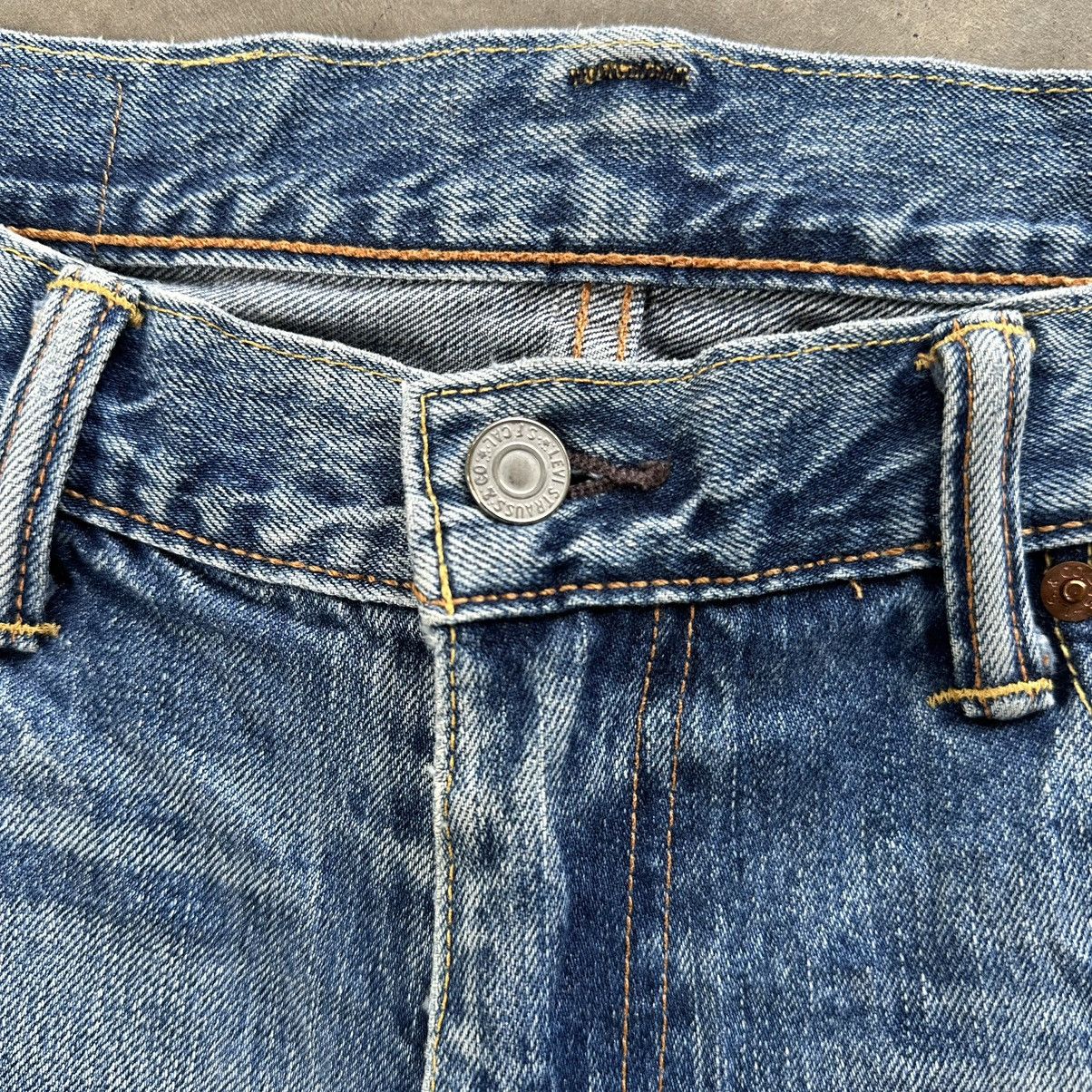 Japanese Brand Vintage Levi’s 502 Distress Raw Faded Denim Jean Size 35 Size US 35 - 6 Thumbnail
