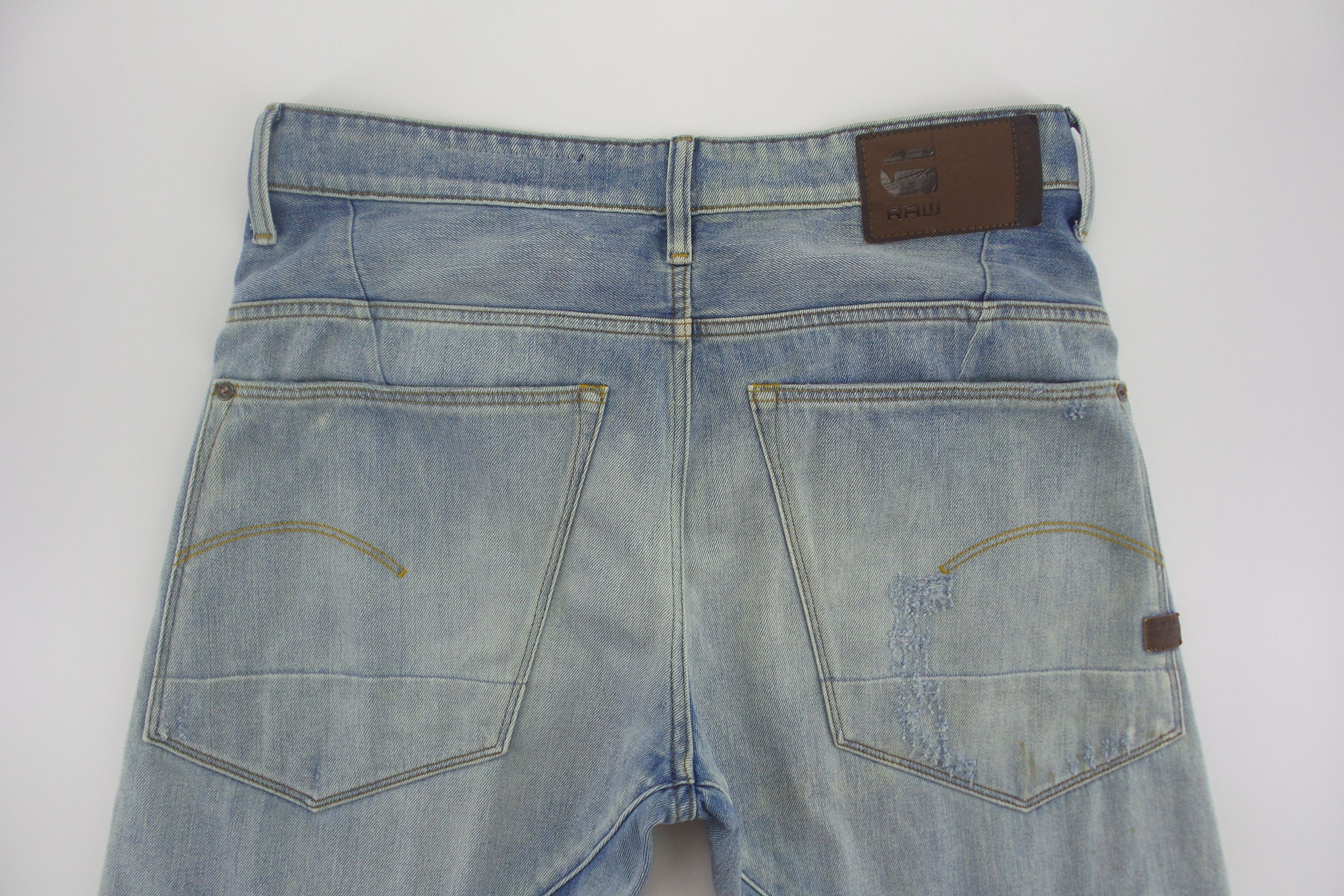 G-Star G-Star Raw Type C 3D Straight Tapered Jeans W35xL27.5 Size US 32 / EU 48 - 8 Thumbnail