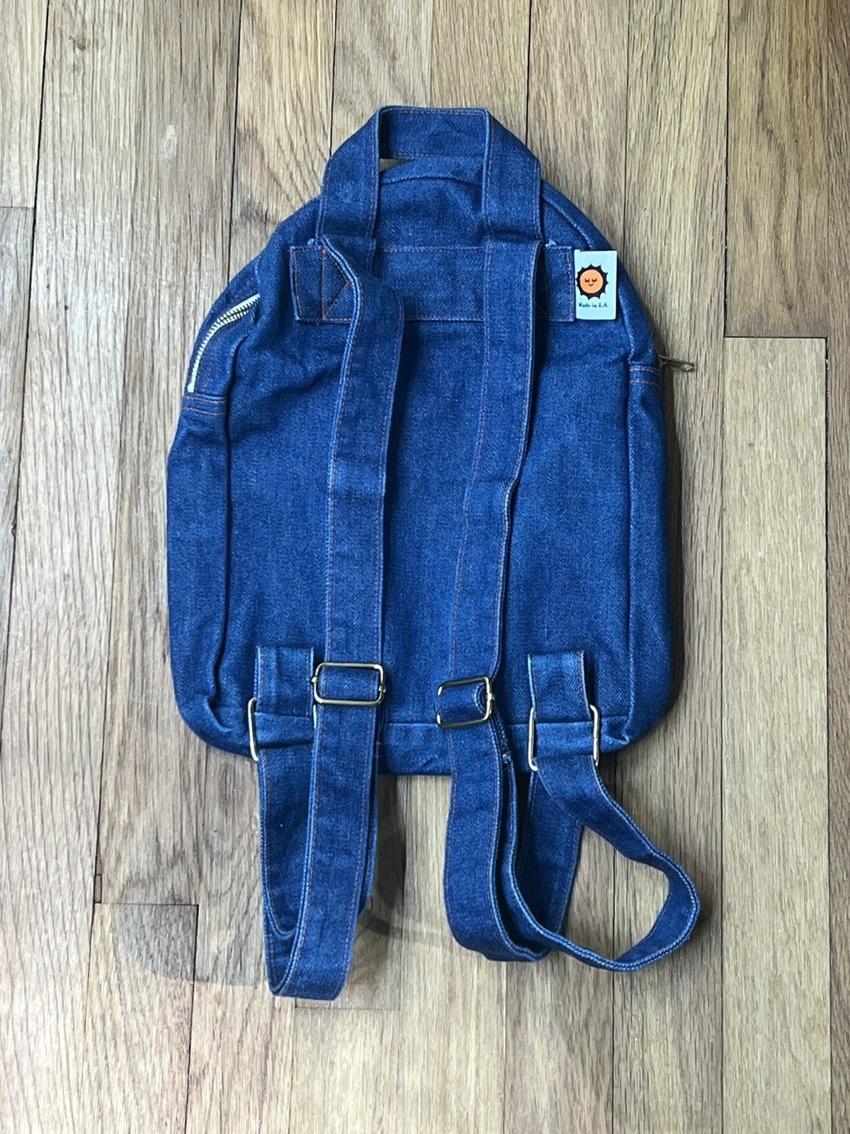 Other Big Bud Press Mini Backpack Denim & Orange Bag Size ONE SIZE - 2 Thumbnail