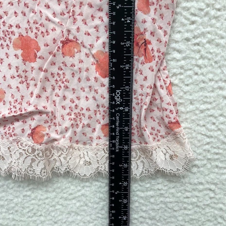 Victoria's Secret Victoria's Secret Camisole Tank Top XS Pink Floral Cherry Blossom Lace Lingerie Women Cami ফুল? Size XS / US 0-2 / IT 36-38 - 4 Thumbnail