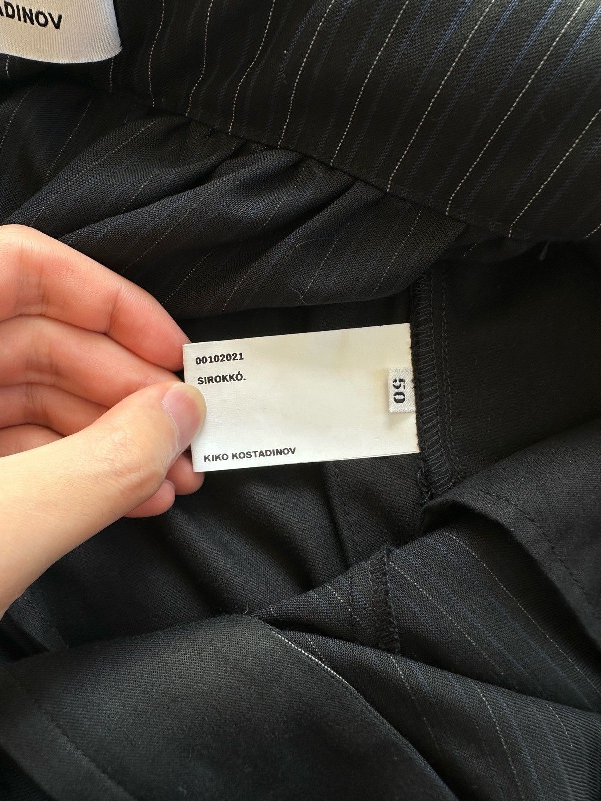 Kiko Kostadinov Kiko Kostadinov Anthonis Gathered Trouser Size US 34 / EU 50 - 4 Thumbnail