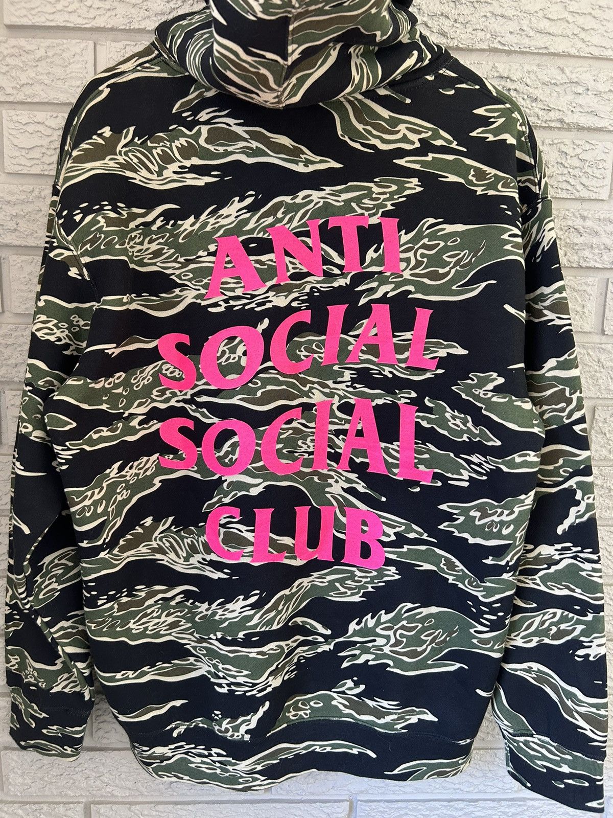 Anti Social Social Club Anti Social Social Club Tiger Camo Hoodie Rare Size US M / EU 48-50 / 2 - 5 Thumbnail