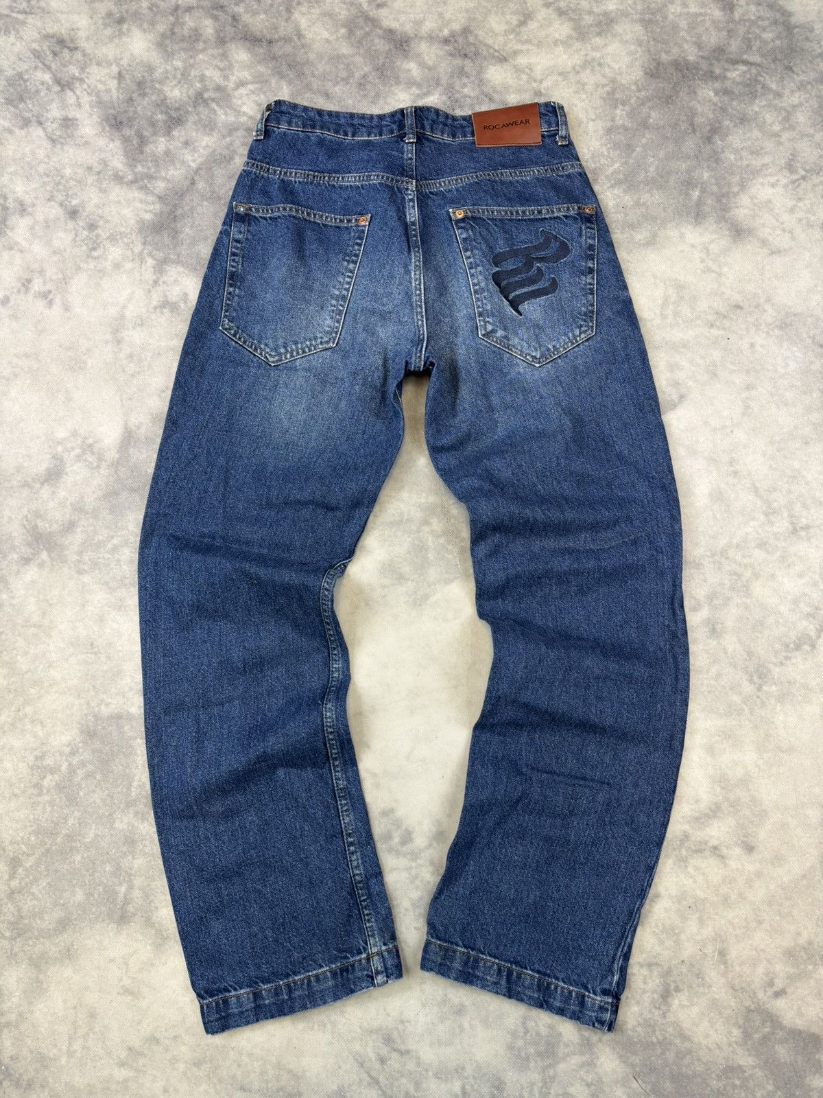 Rocawear × Vintage Vintage Rocawear Jeans Denim Baggy Rap Hip Hop Jnco style Size US 30 / EU 46 - 1 Thumbnail