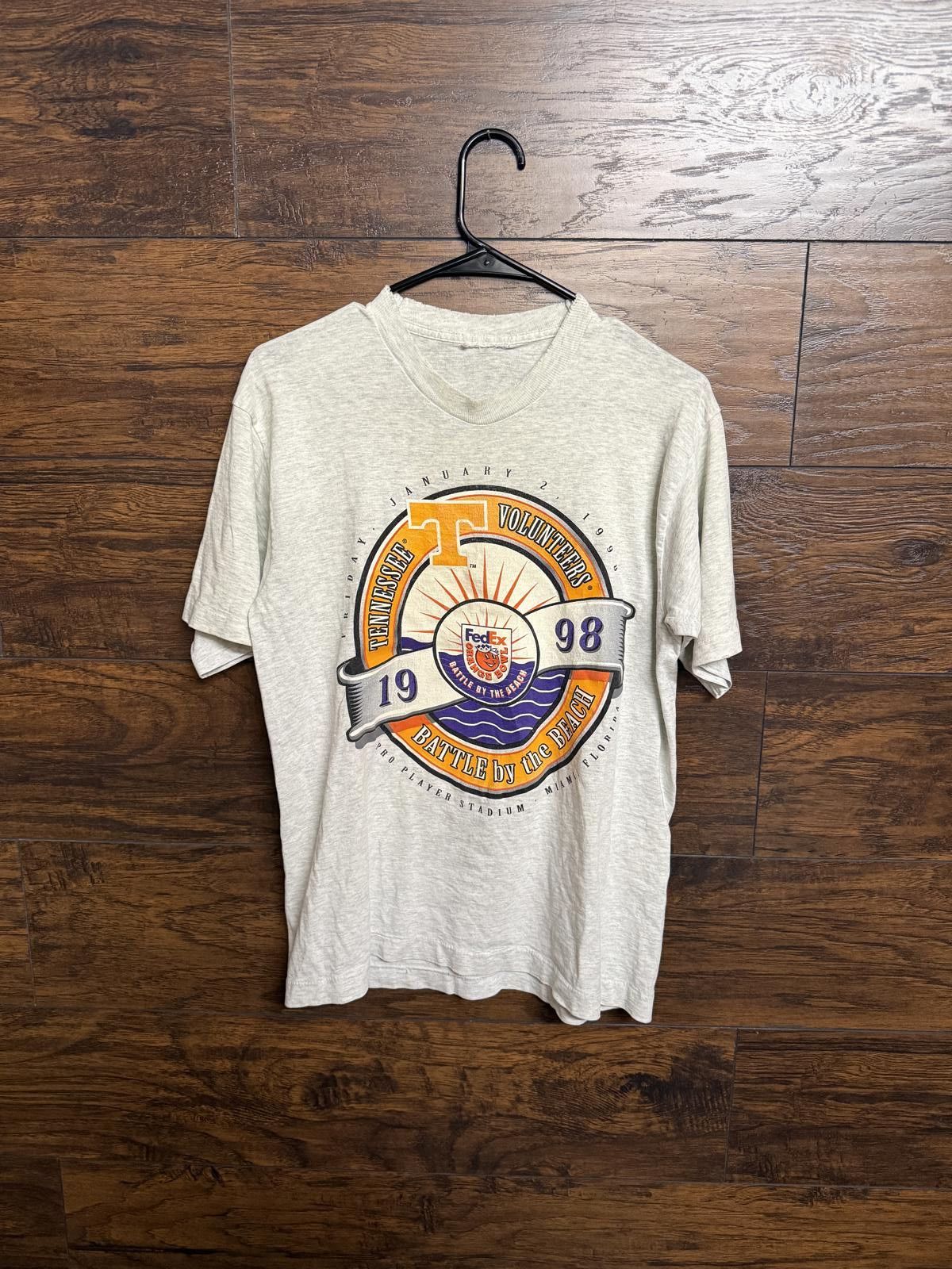 Designer VTG 1998 Orange Bowl T-shirt Tennessee Volunteers Football Size US L / EU 52-54 / 3 - 1 Thumbnail