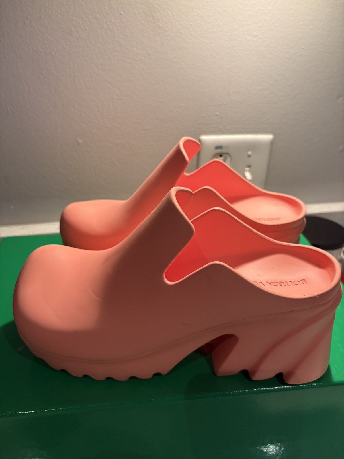 Bottega Veneta Flash pumps Gel rubber Flamingo Size US 8 / IT 38 - 3 Thumbnail